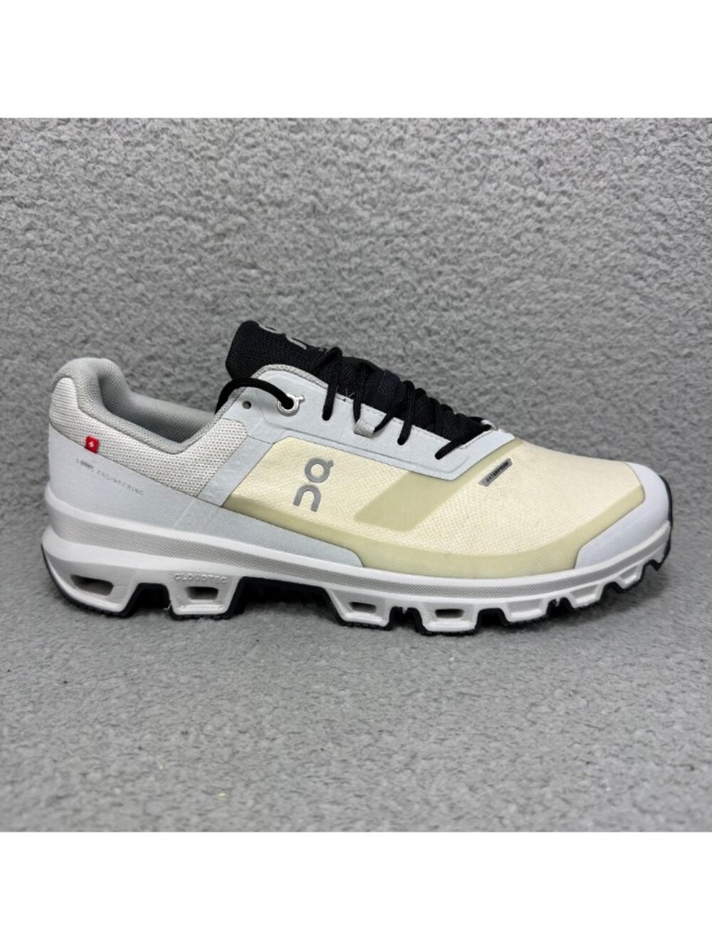 On Cloudventure Waterproof Men 10 Shoes Glacier Grey Trail Running Cloud Sneaker - Picture 3 of 10
